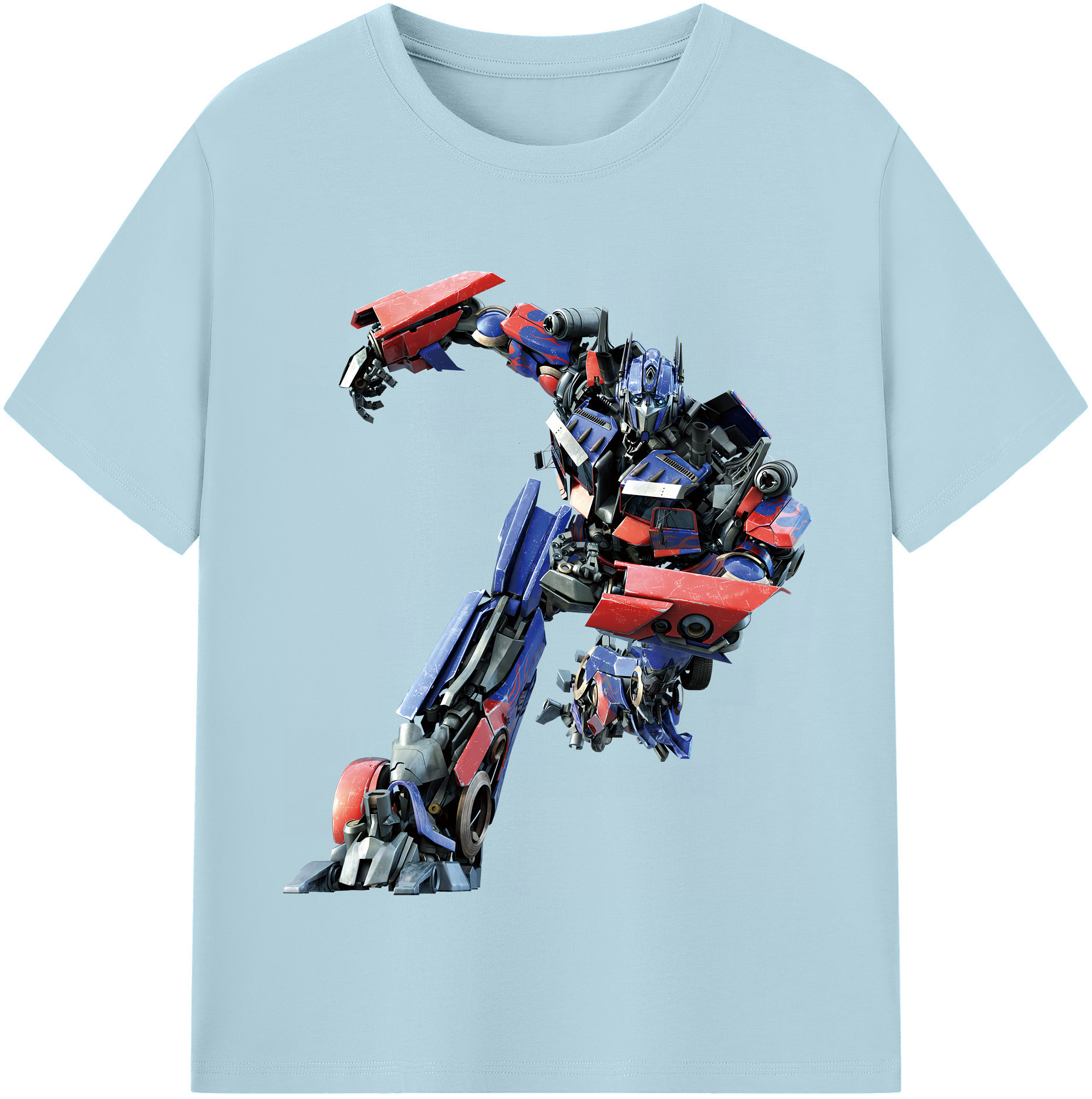 （画像用） Transformers トランスフォーマー 綿100％半袖Tシャツ（フロントプリント）